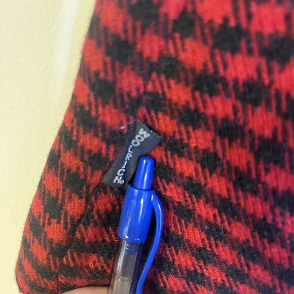 Woolrich Ruby Womens Red Black Button Front Wool Blend Vest size small - Picture 9 of 9